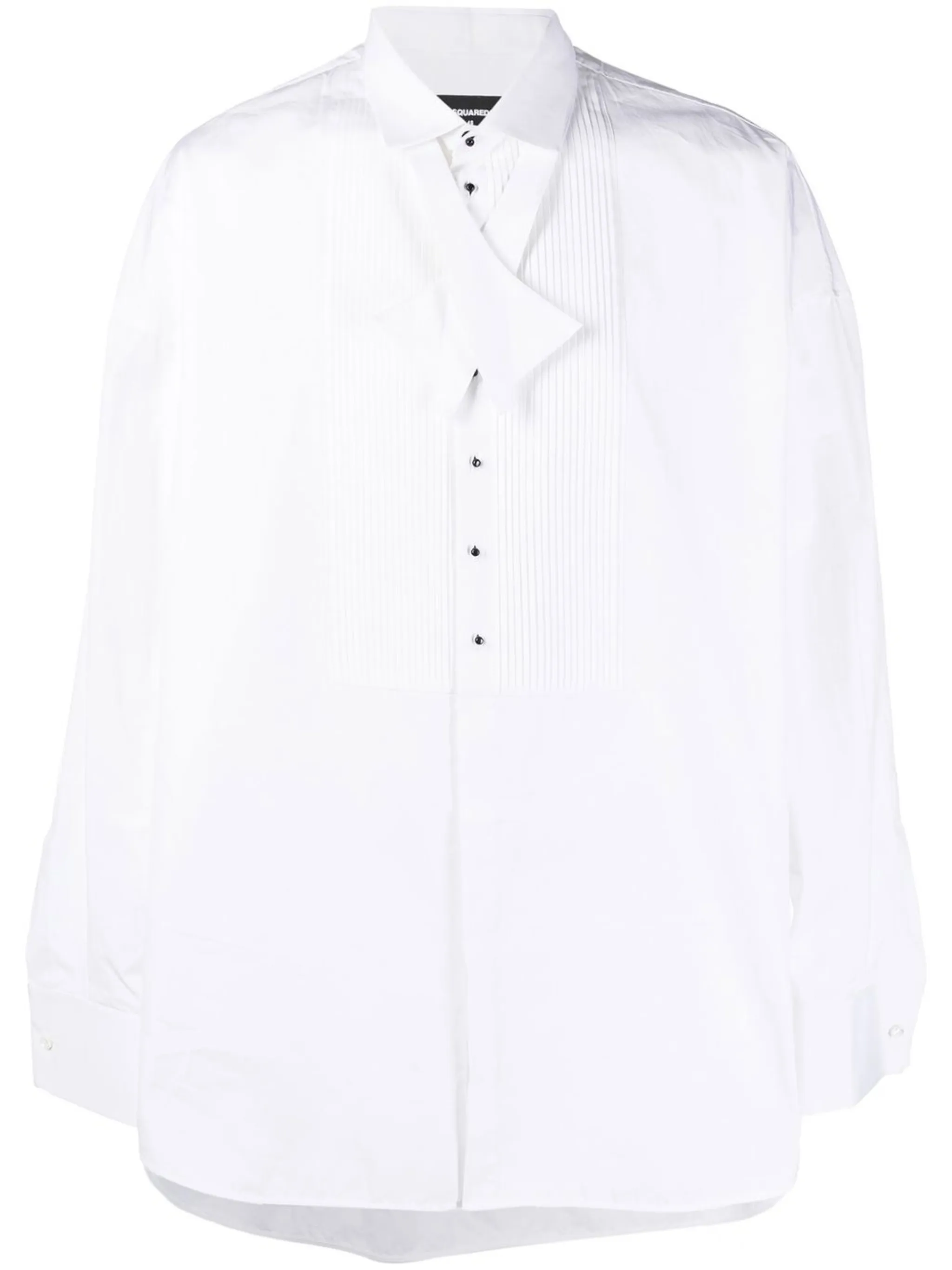 

Рубашка на пуговицах в стиле нагрудника Dsquared2, белый