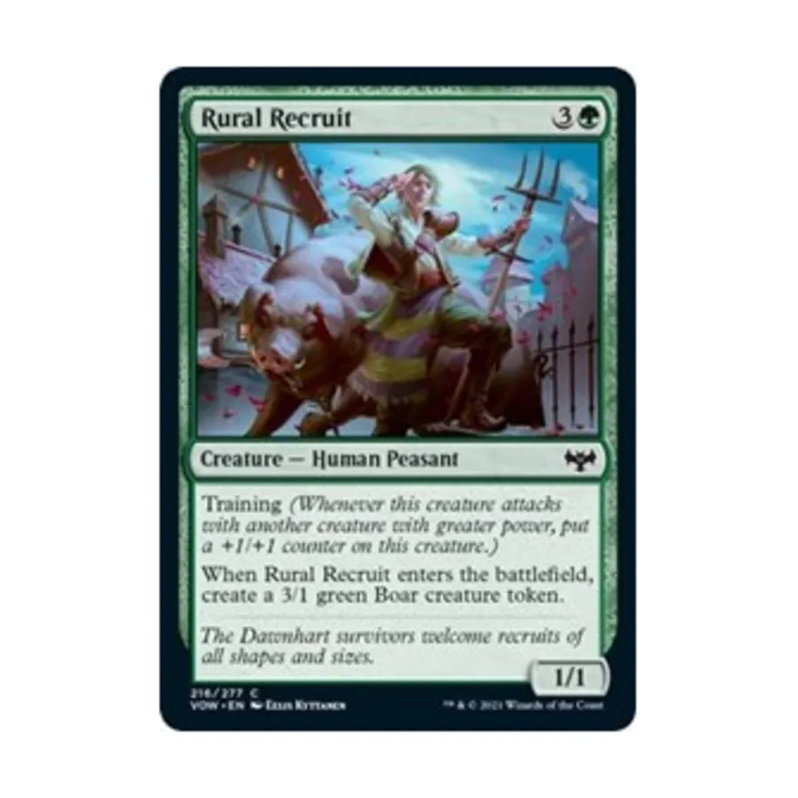 

CCG Сельский рекрут (С), MTG - Innistrad: Crimson Vow