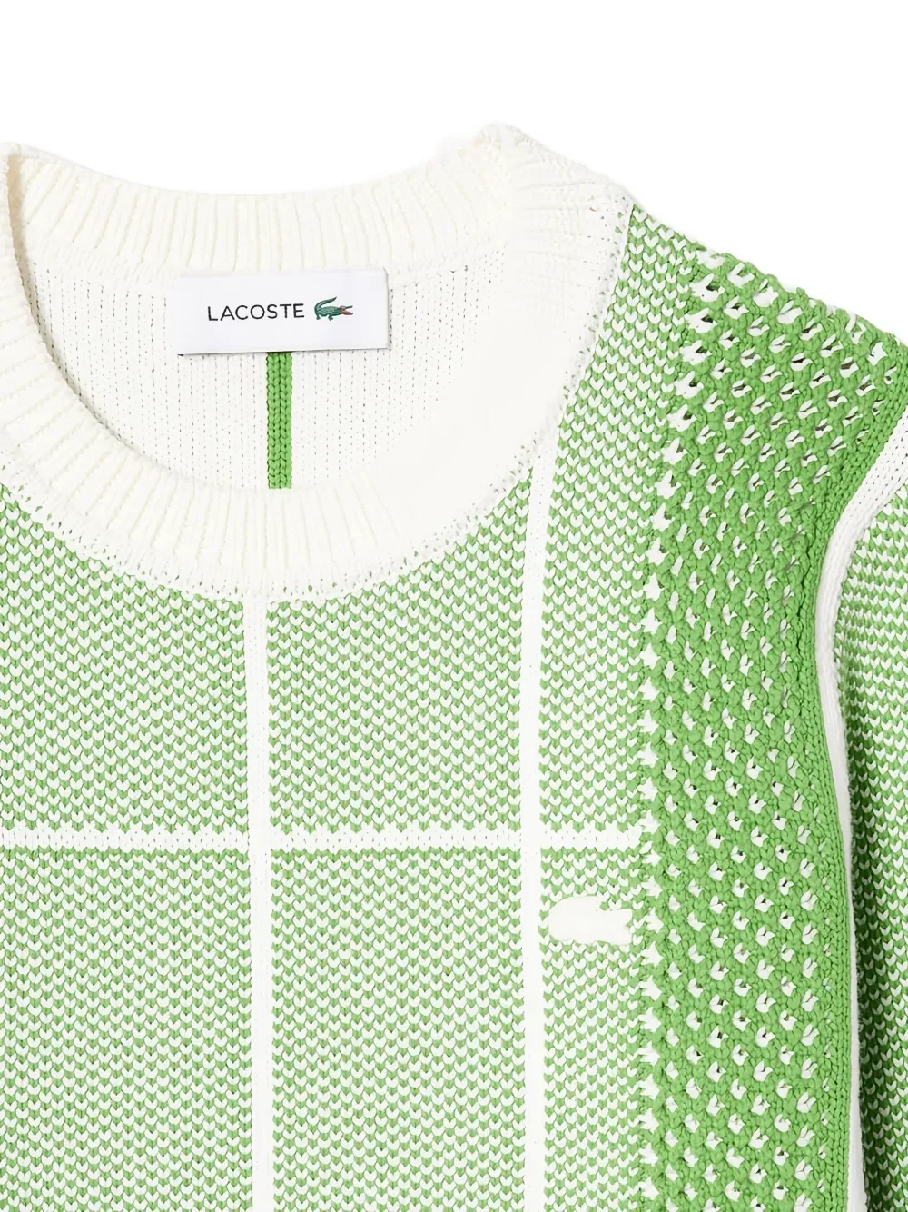 Свитер Lacoste Теннисный корт, зеленый — фото 2