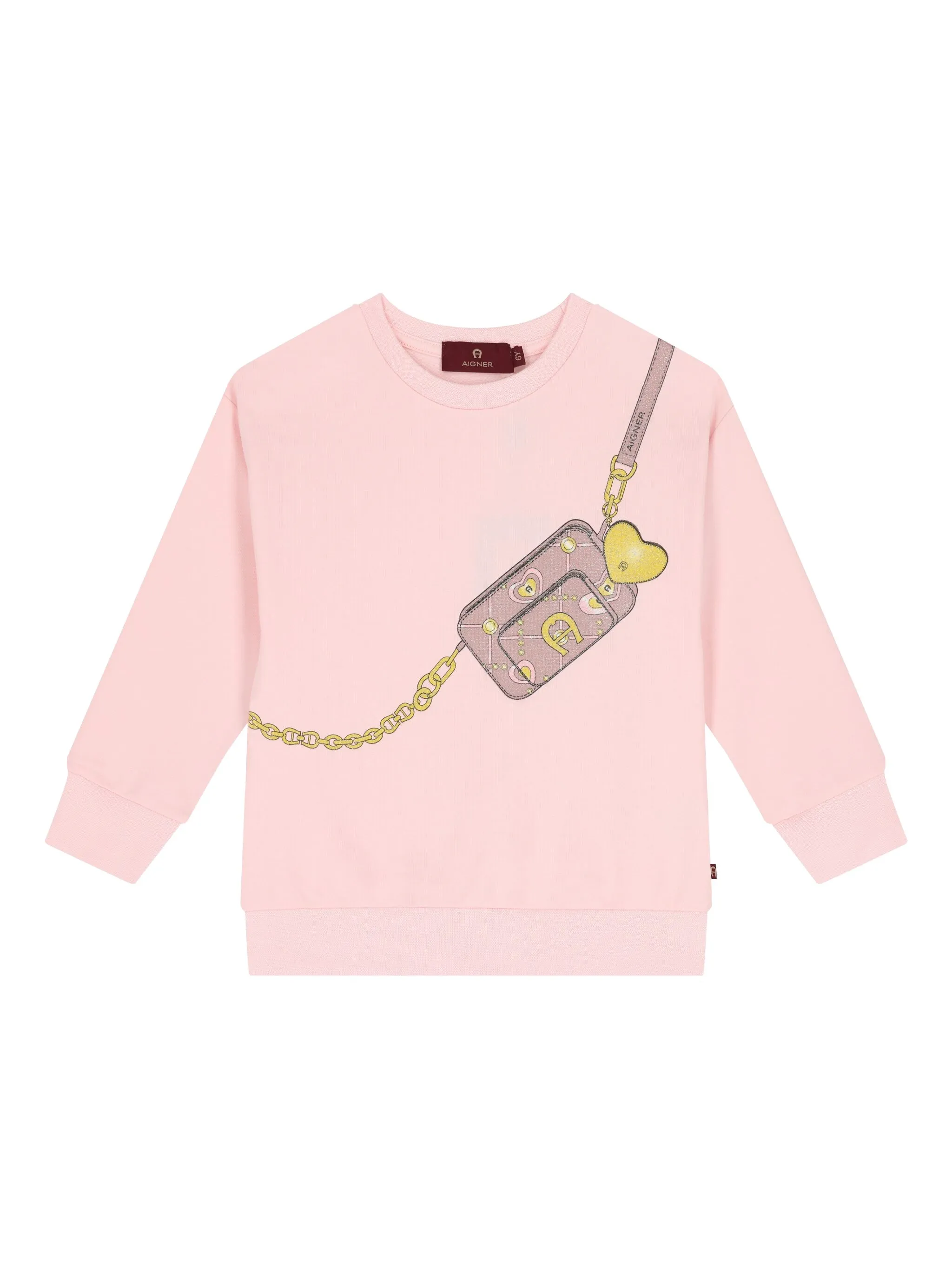 

Толстовка с принтом Aigner Kids, розовый