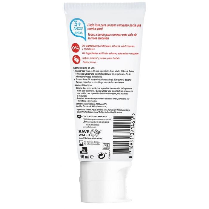 

Зубная паста Pasta de Dientes Anticaries Infantil Colgate, 50 ml