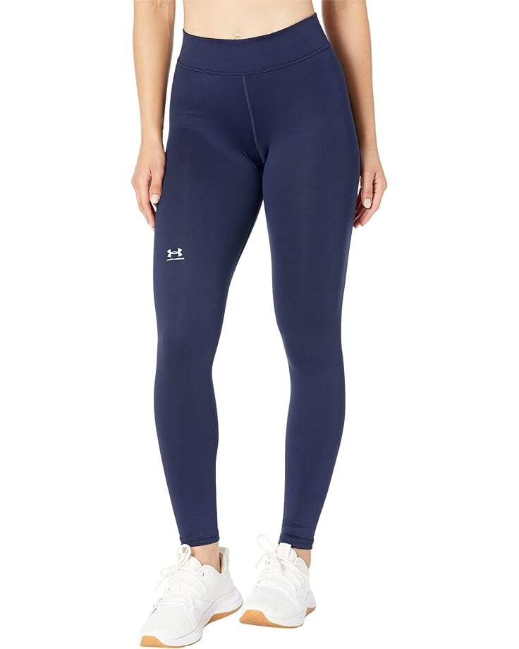 

Леггинсы Under Armour Authentics, цвет Midnight Navy/White