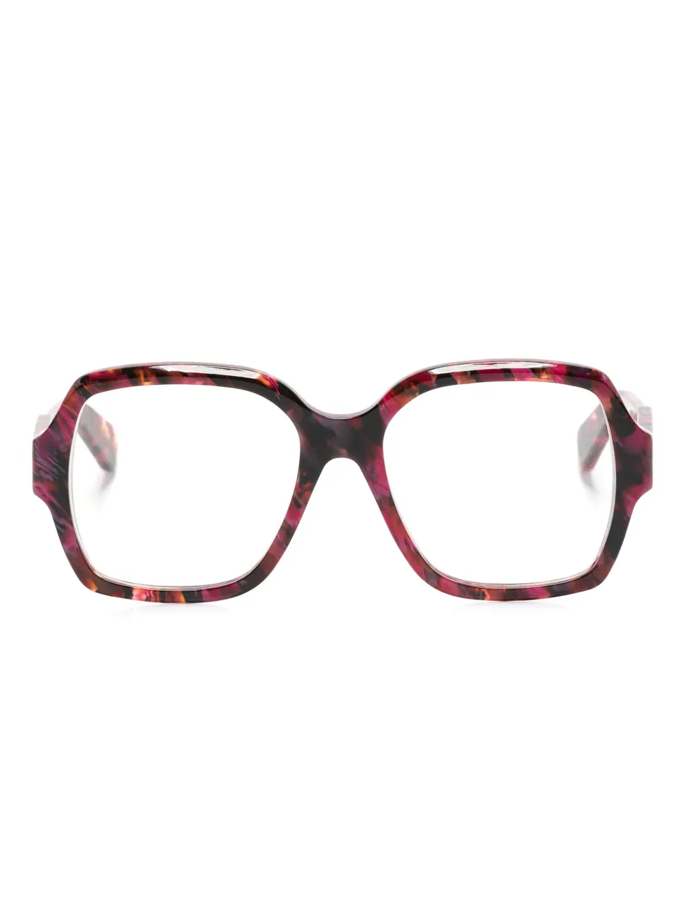 

Очки в квадратной оправе Chloé Eyewear, розовый