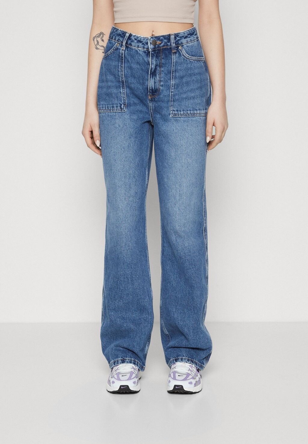 

Джинсы-клеш JDYMAYA HIGH WAIST WIDE, цвет medium blue denim