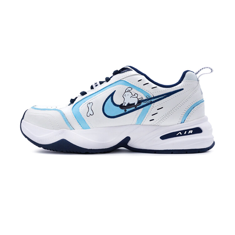 

Кроссовки Air Monarch 4 Chunky унисекс с низким верхом белого/синего цвета Nike, белый/синий