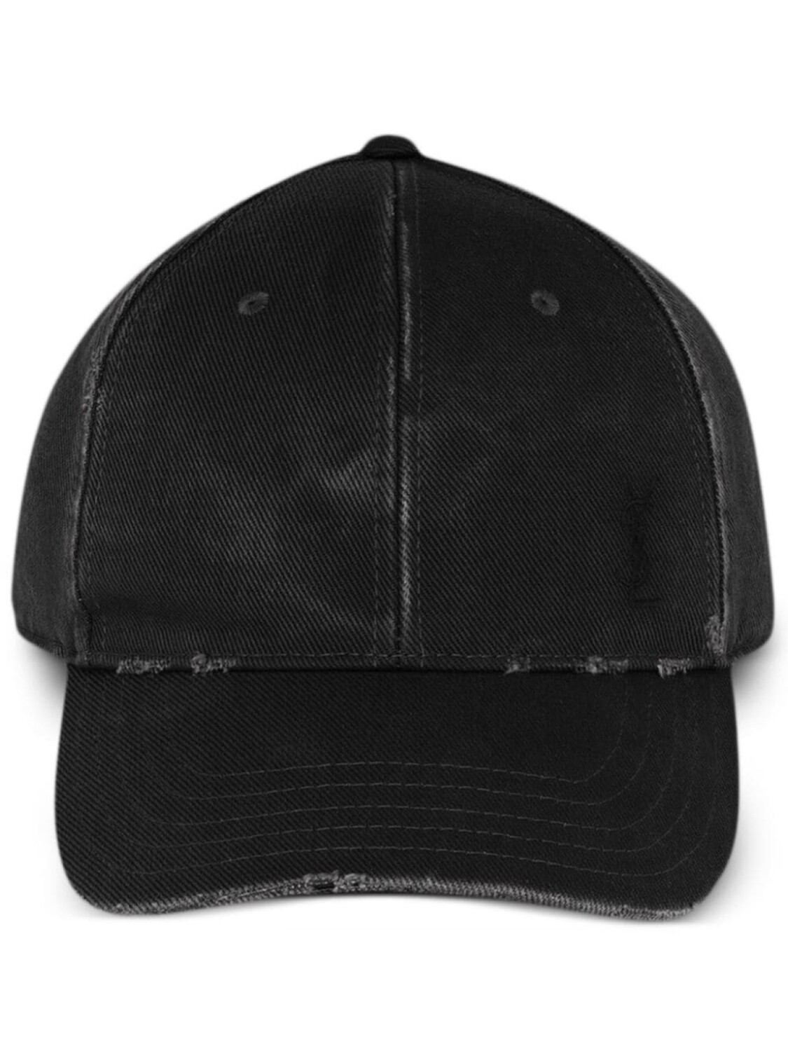 

Saint Laurent кепка Cassandre, черный
