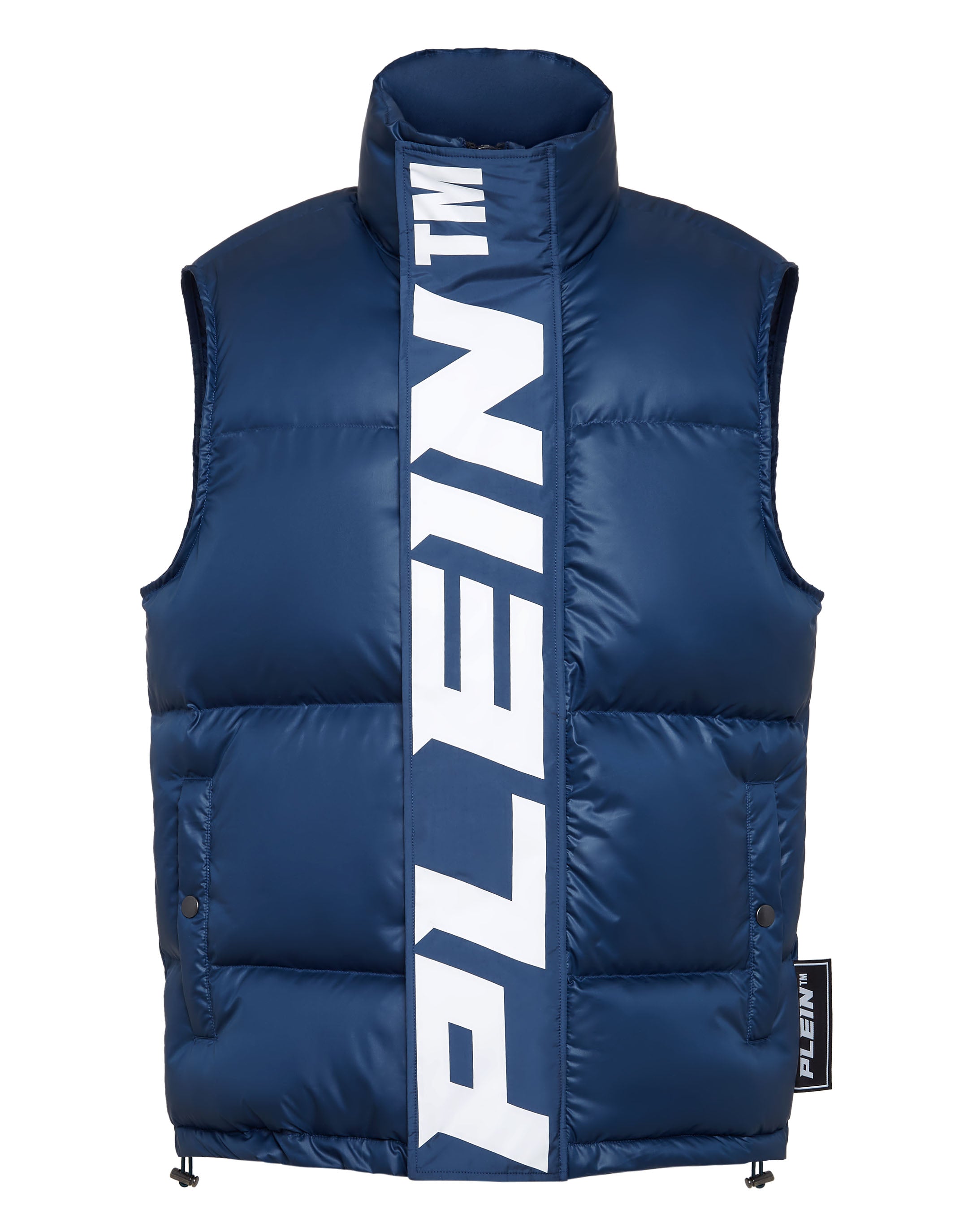 

Нейлоновый пуховик-жилет PHILIPP PLEIN, темно-синий