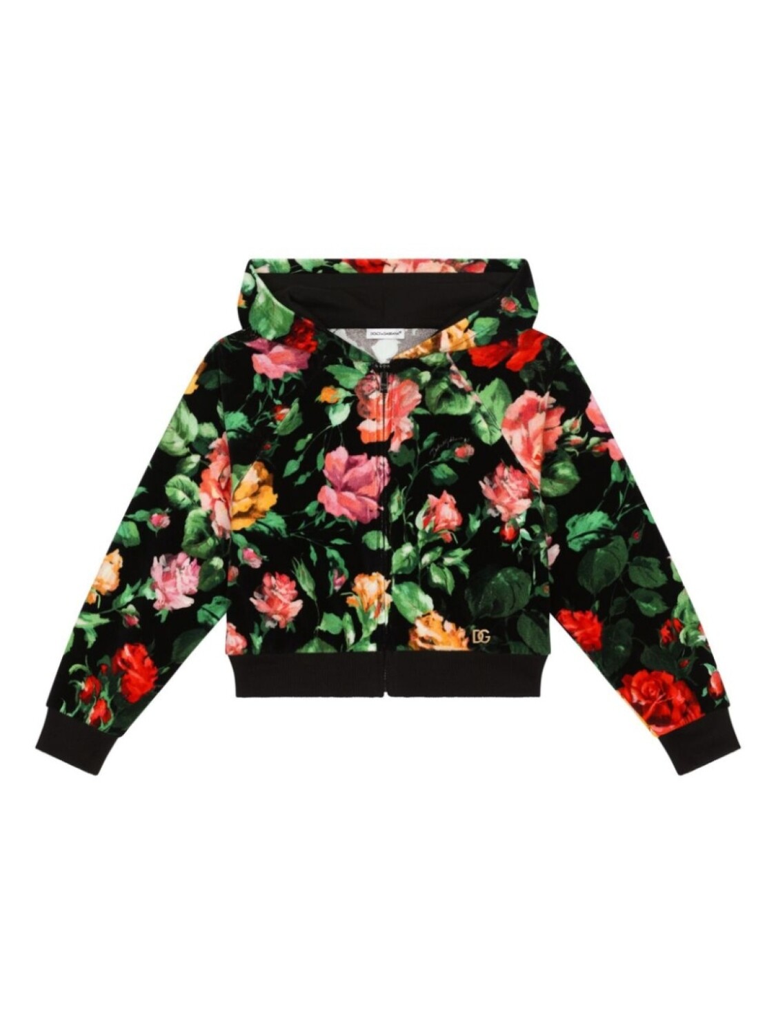 

Dolce & Gabbana Kids худи с принтом, черный