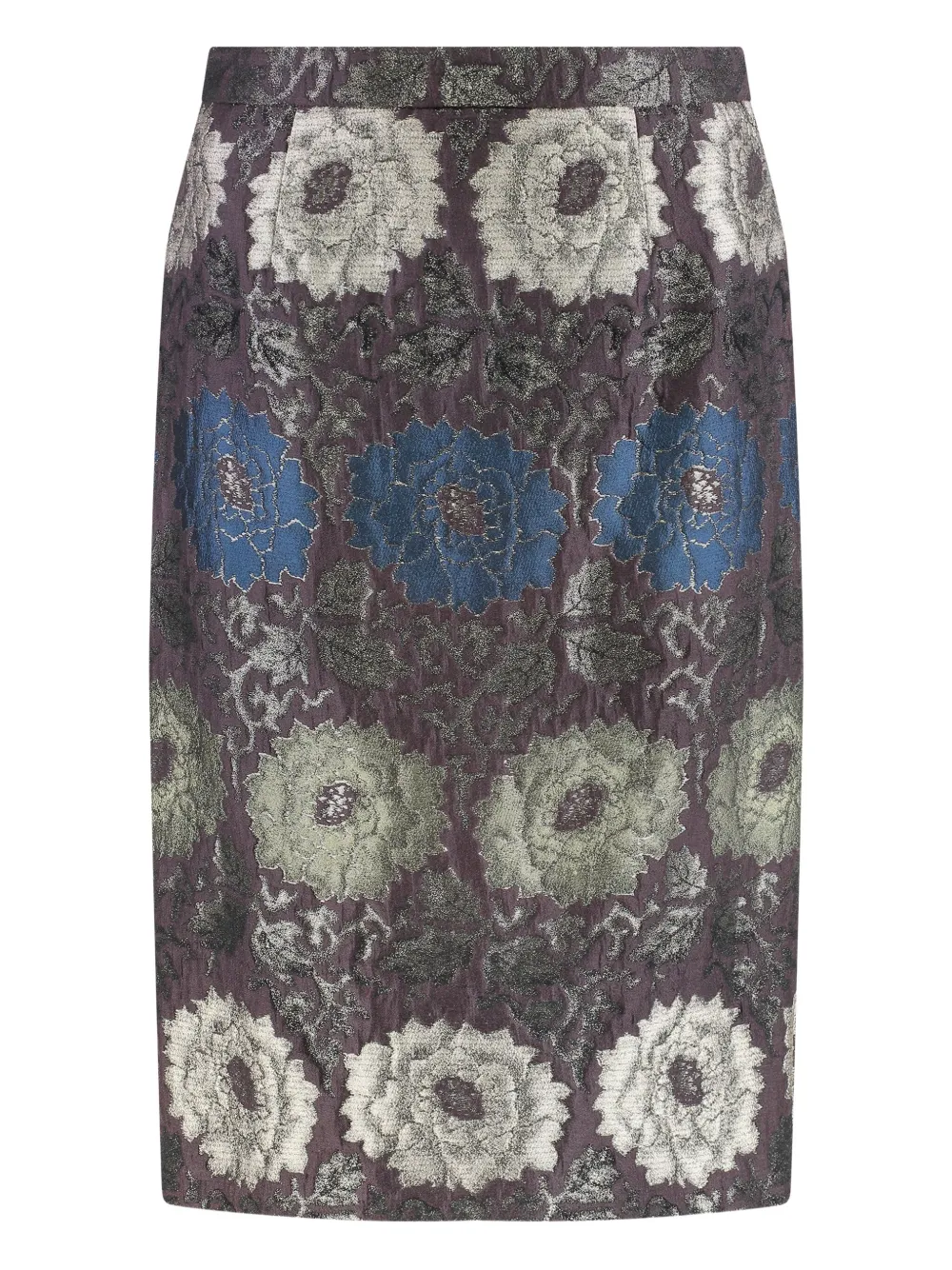 

Юбка с цветочным брокатом ETRO, фиолетовый