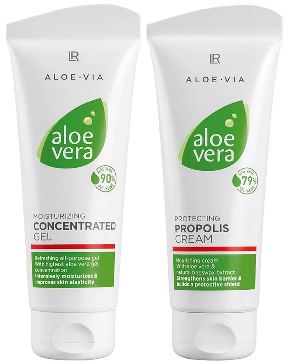Набор интенсивных увлажняющих средств LR Aloe Via Aloe Vera (гель-концентрат и крем с прополисом) L R