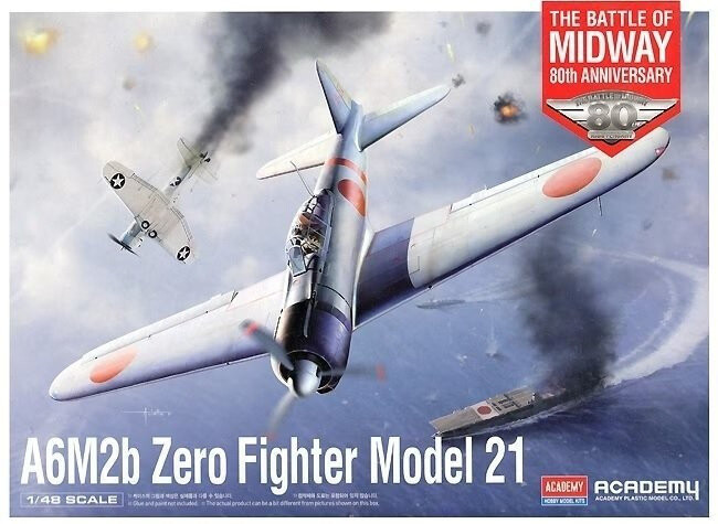 

Академия, Пластиковая модель Самолета A6M2B Zero Fighter 21 1/48 Academy