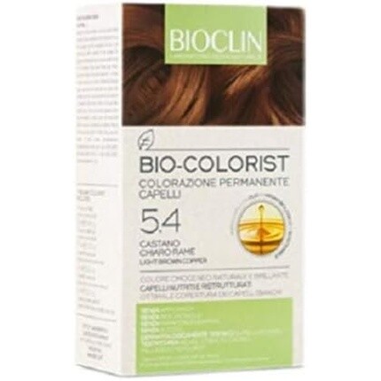 

Перманентная краска для волос BIOCLIN Bio Colorist 5.4 Светло-каштановый медный