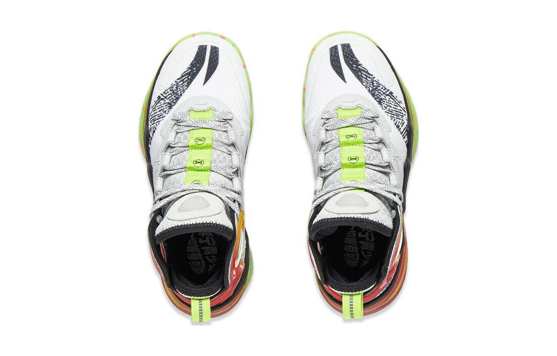 Баскетбольные кроссовки Pioneer Force PREMIUM 3.0 V2 для детей GS High-top Standard White/Antarctic Gray Lining Young, белый — фото 4