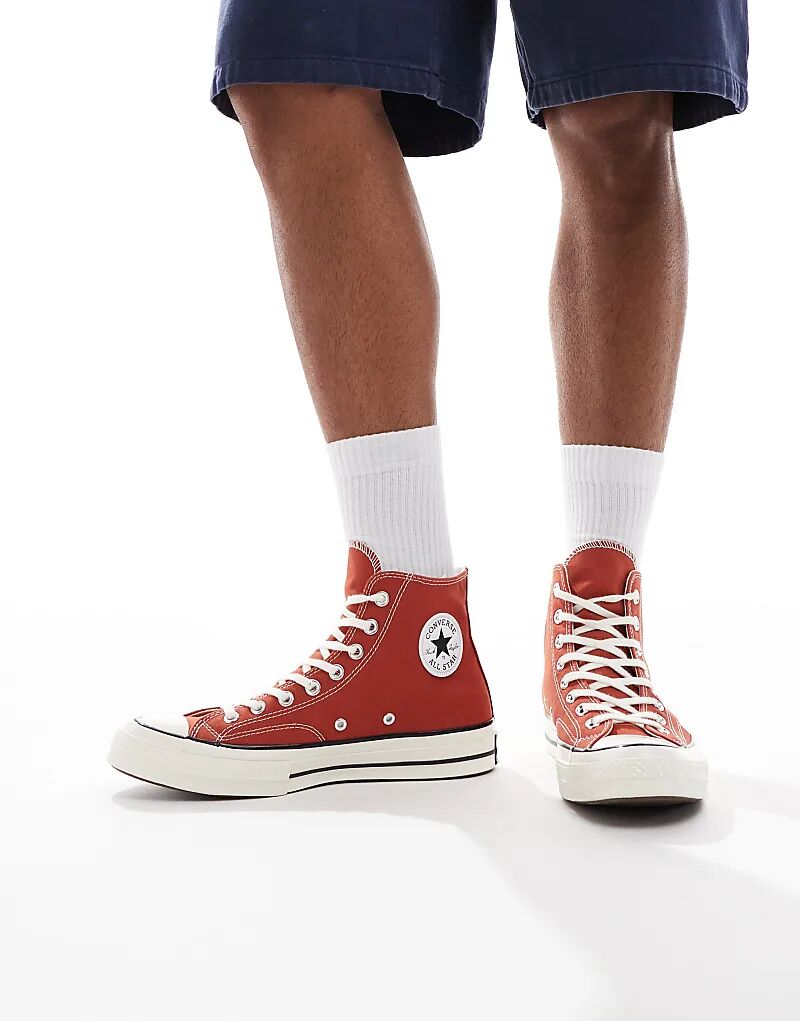 

Кеды Converse Chuck 70s Hi оранжевого цвета