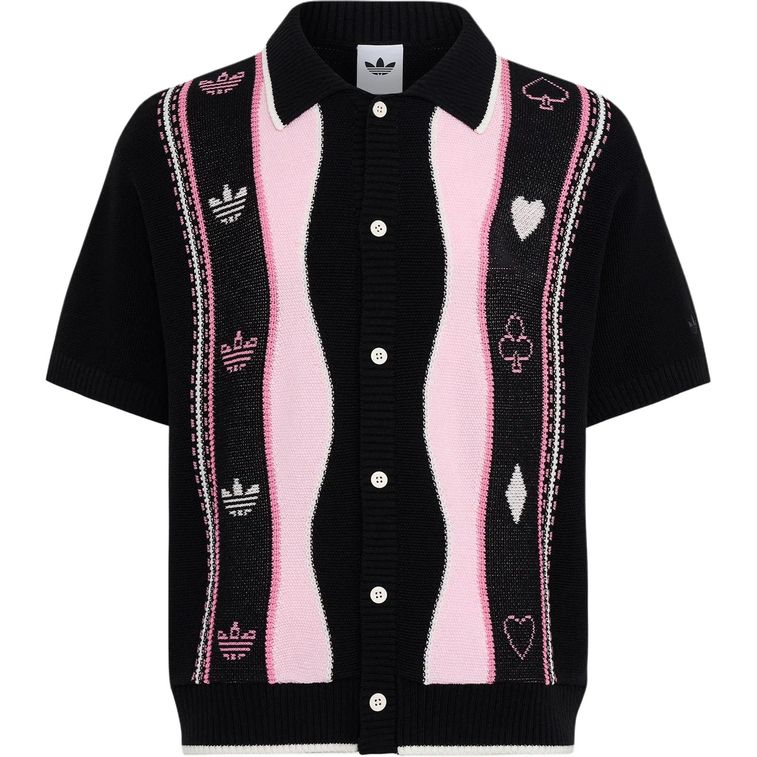 Вязаная кофта Adidas Originals x Disney Black/Clear Pink