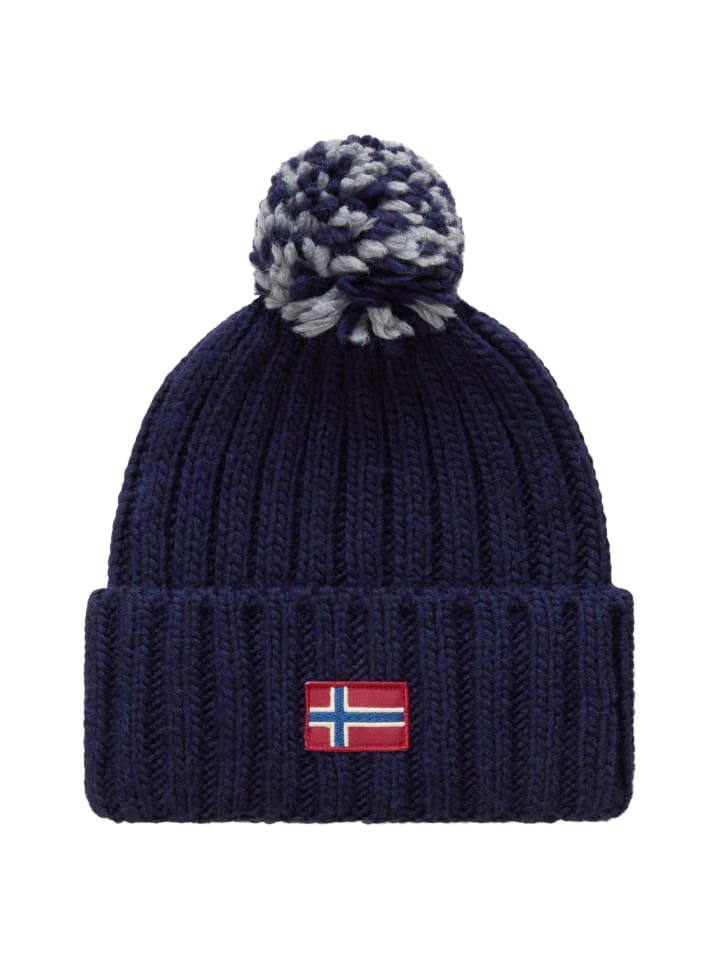 

Napapijri Semiury W 3 - Шапка-бини (цвет «ривьера») темно-синего цвета