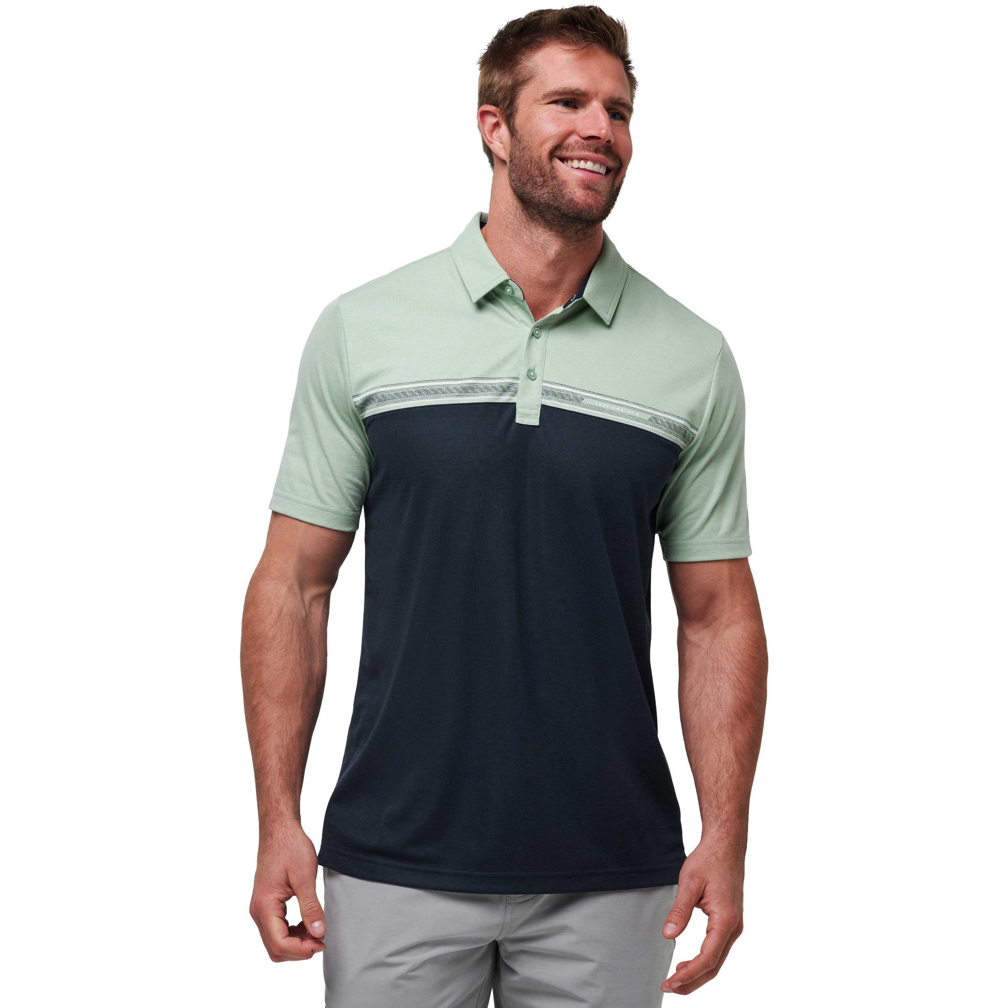 

Мужская рубашка поло Rustic Route TravisMathew, Jadeite