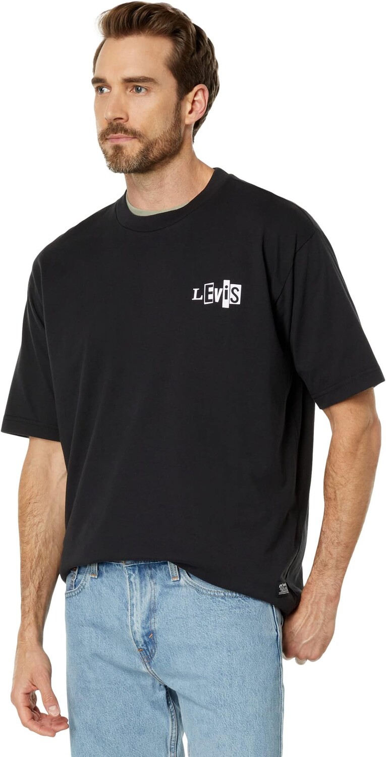

Футболка Levi's Premium Skate Graphic Box Tee, черный