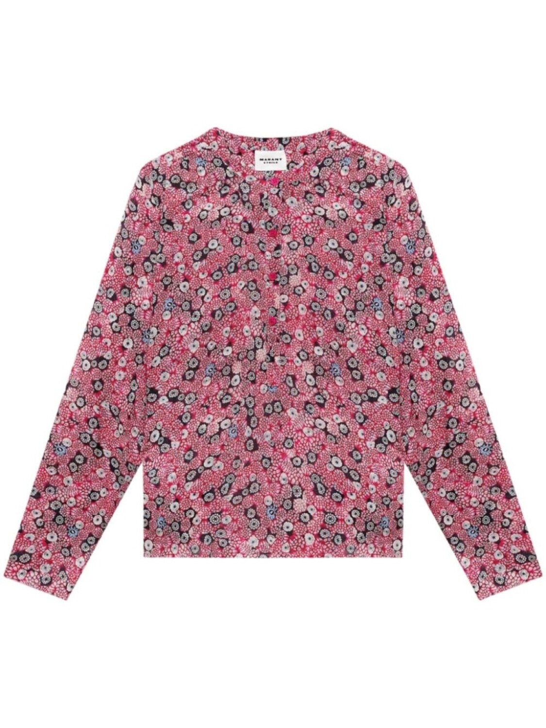 

MARANT ÉTOILE блузка Мария с абстрактным принтом, розовый