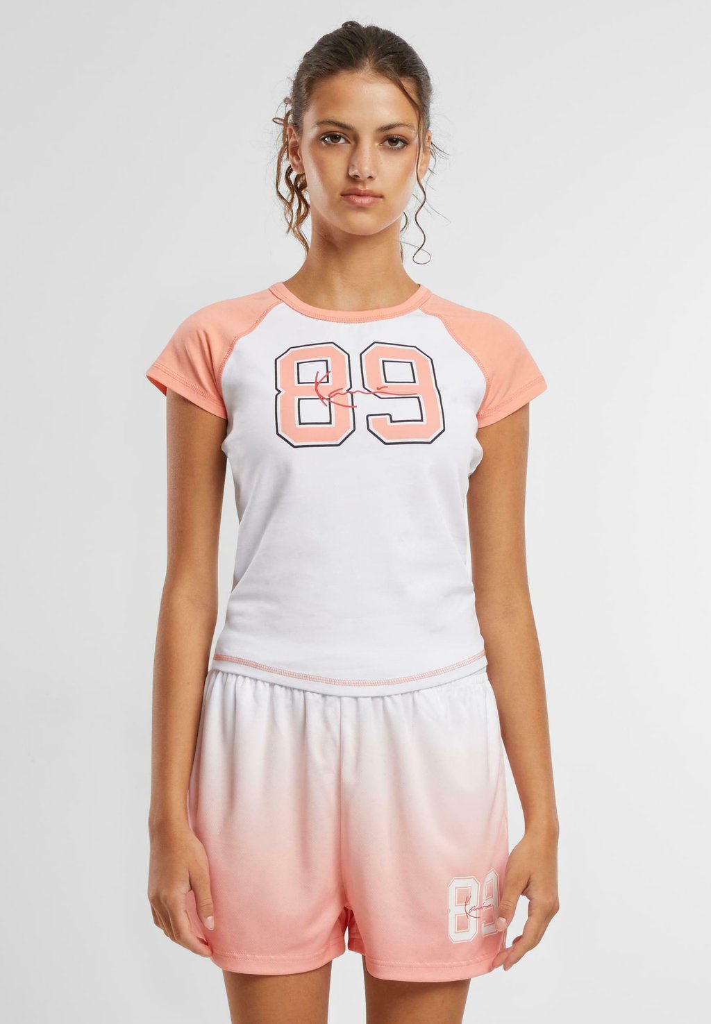 

Футболка с принтом SIGNATURE TINY RAGLAN Karl Kani, белый
