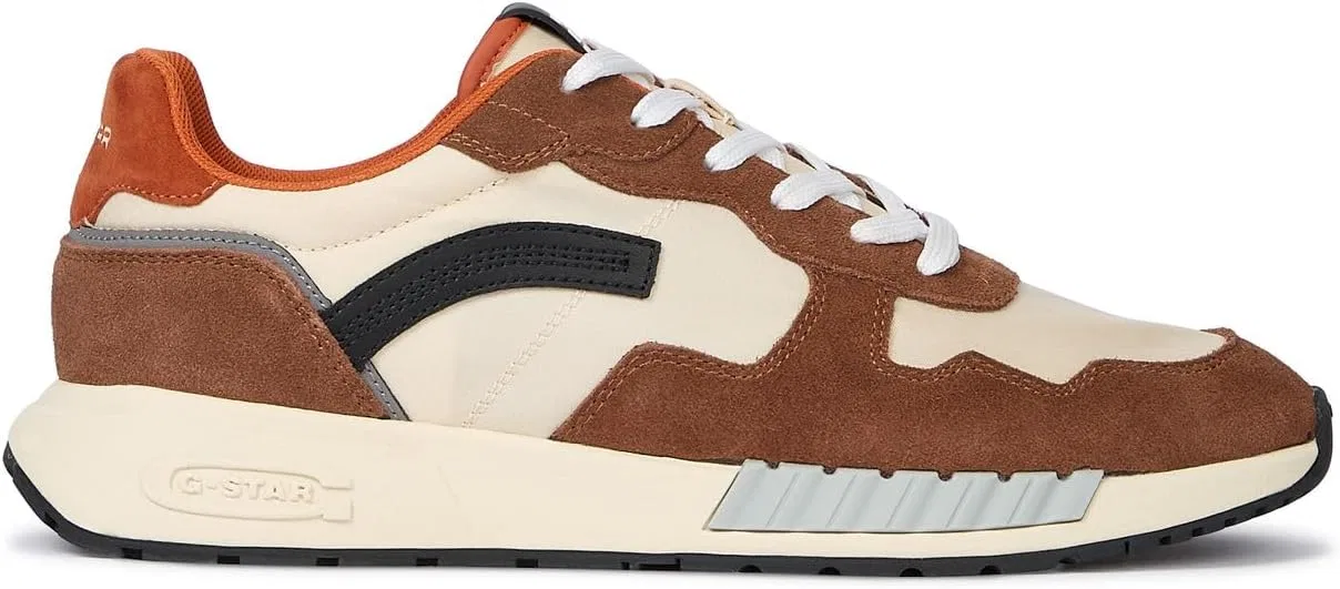 Мужские кроссовки G-Star Aver SPT II MRunner, Multicoloured Offwhite Cognac D29872 01 J290 — фото 4