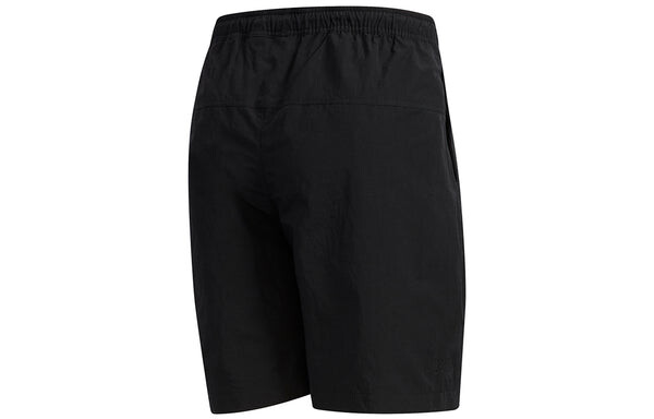 Шорты m mh 3s wv sho woven solid color loose sports shorts black Adidas, черный — фото 2