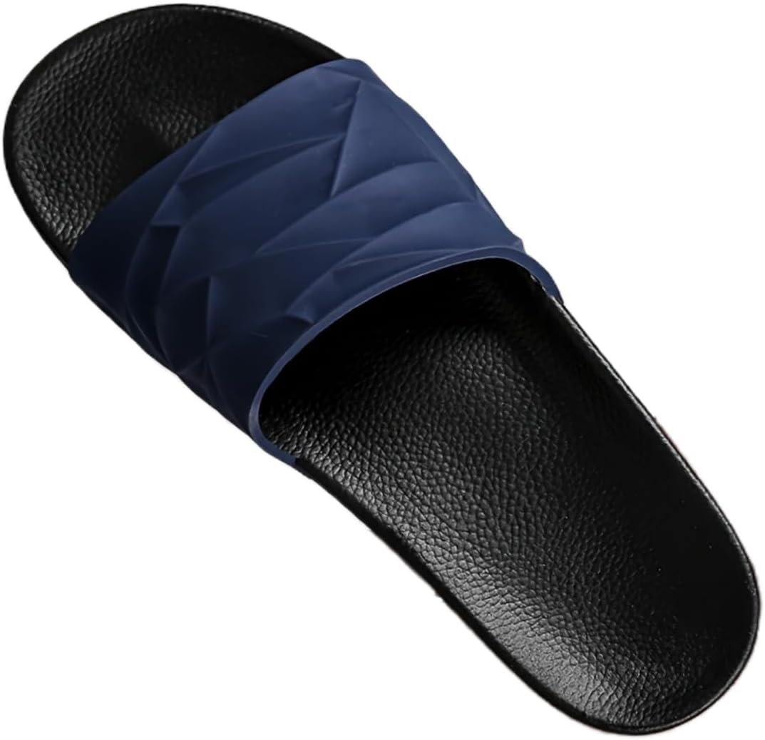 

Мужские стильные шлепанцы без застежек, отличающиеся удобным и повседневным стилем. Их легко надевать и снимать, подходят для использования дома и внутри помещений Hoalox, синий