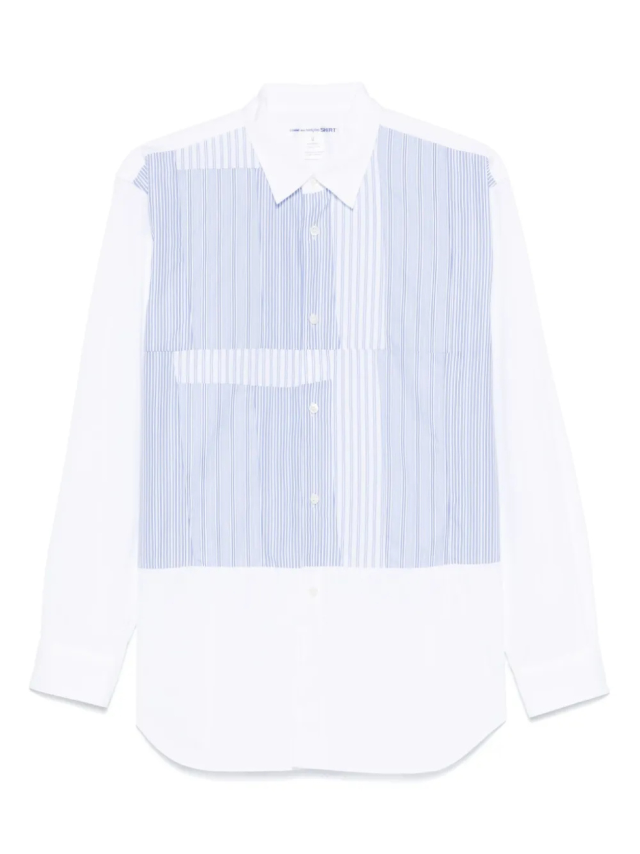 

Рубашка с полосками Comme Des Garçons Shirt, белый