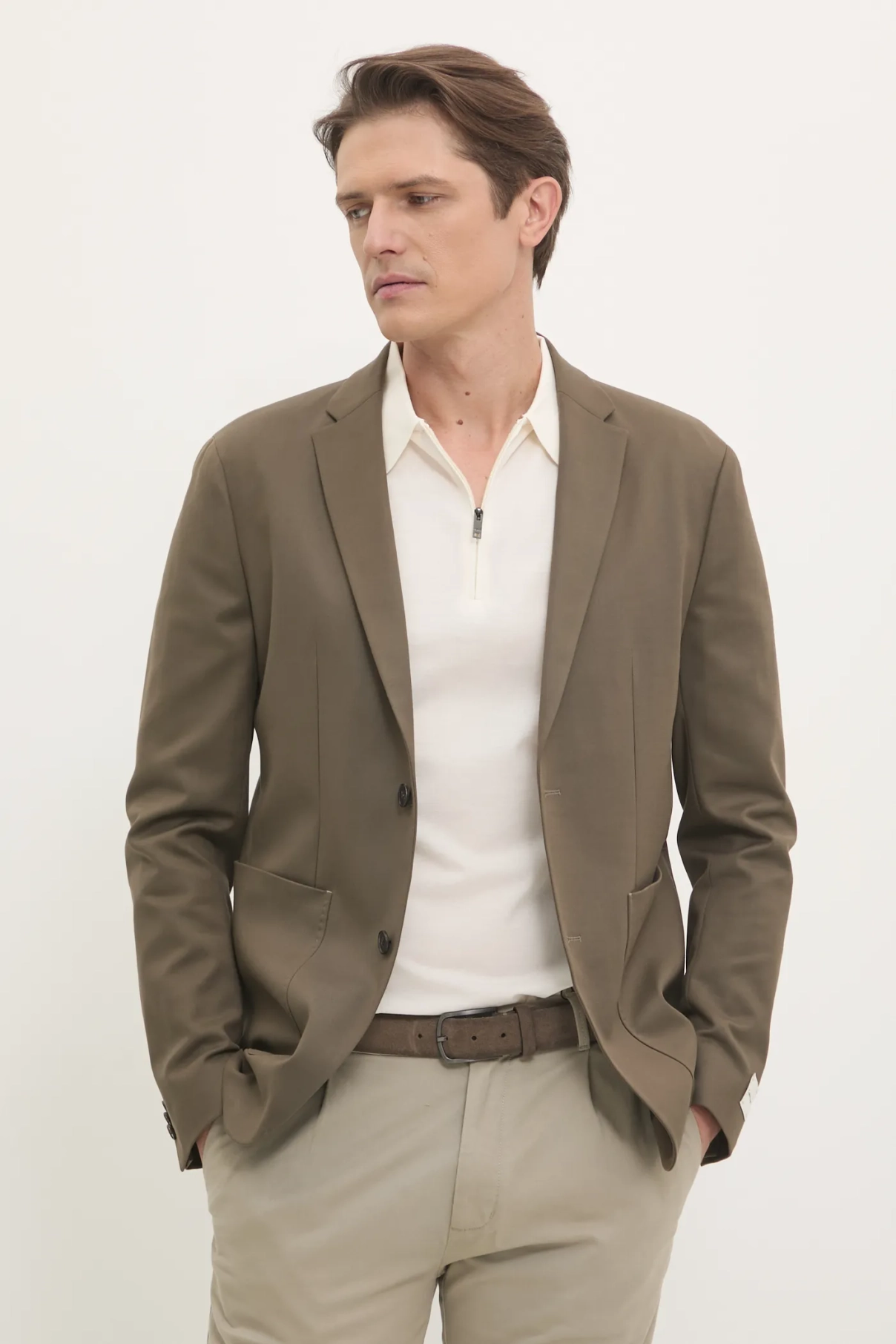 

Пиджак Calvin Klein, зеленый