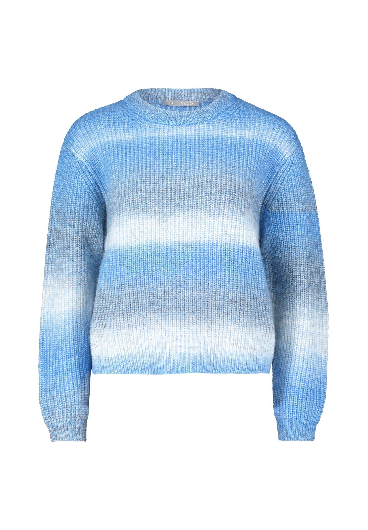 

Вязаный свитер с круглым вырезом BETTY & CO, цвет Blue/ Dark-blue