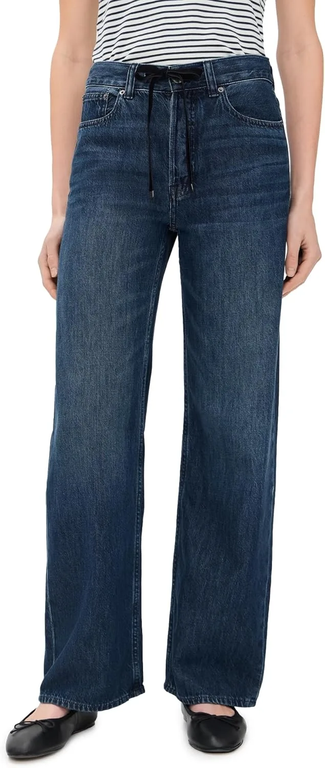 

Madewell женские низкие мешковатые джинсы в цвете Airy Denim