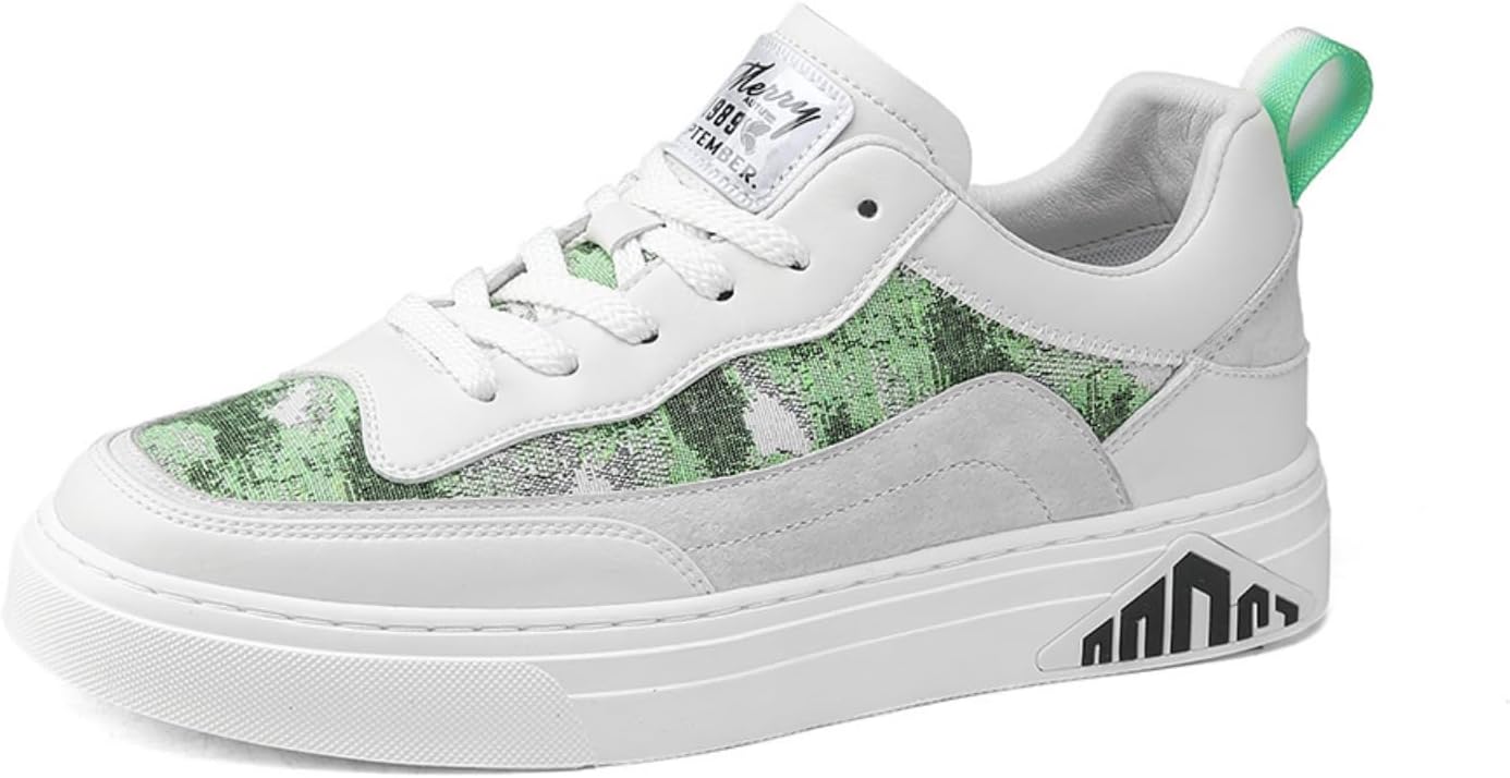 

Мужские модные кроссовки Aokisx, стильная уличная обувь- модный выбор для прогулок по городу, скейт-парков и повседневных встреч, зеленый