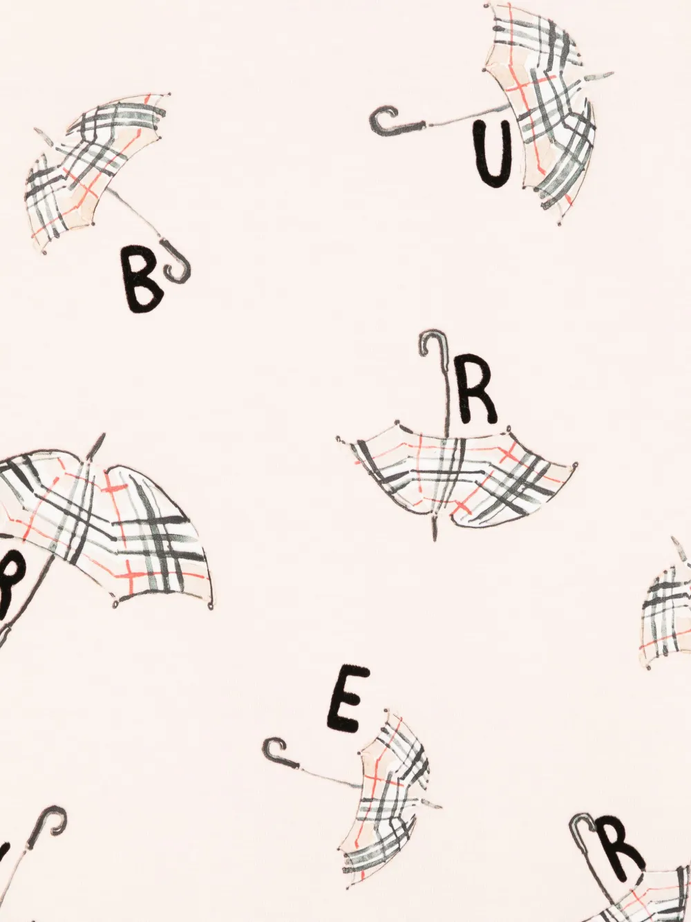 Футболка с графическим принтом BURBERRY KIDS, розовый — фото 3