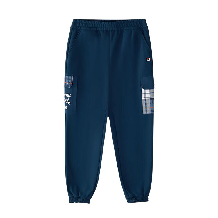 

Детские вязаные спортивные штаны FILA KIDS, синий