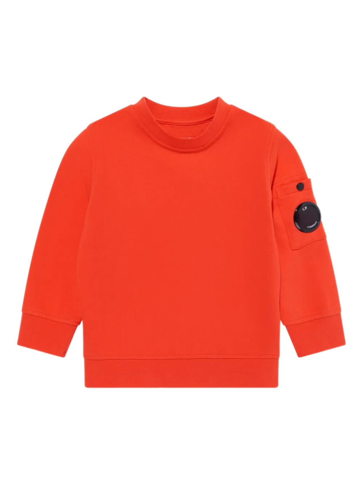 

Толстовка с круглым вырезом C.P. Company Kids, красный