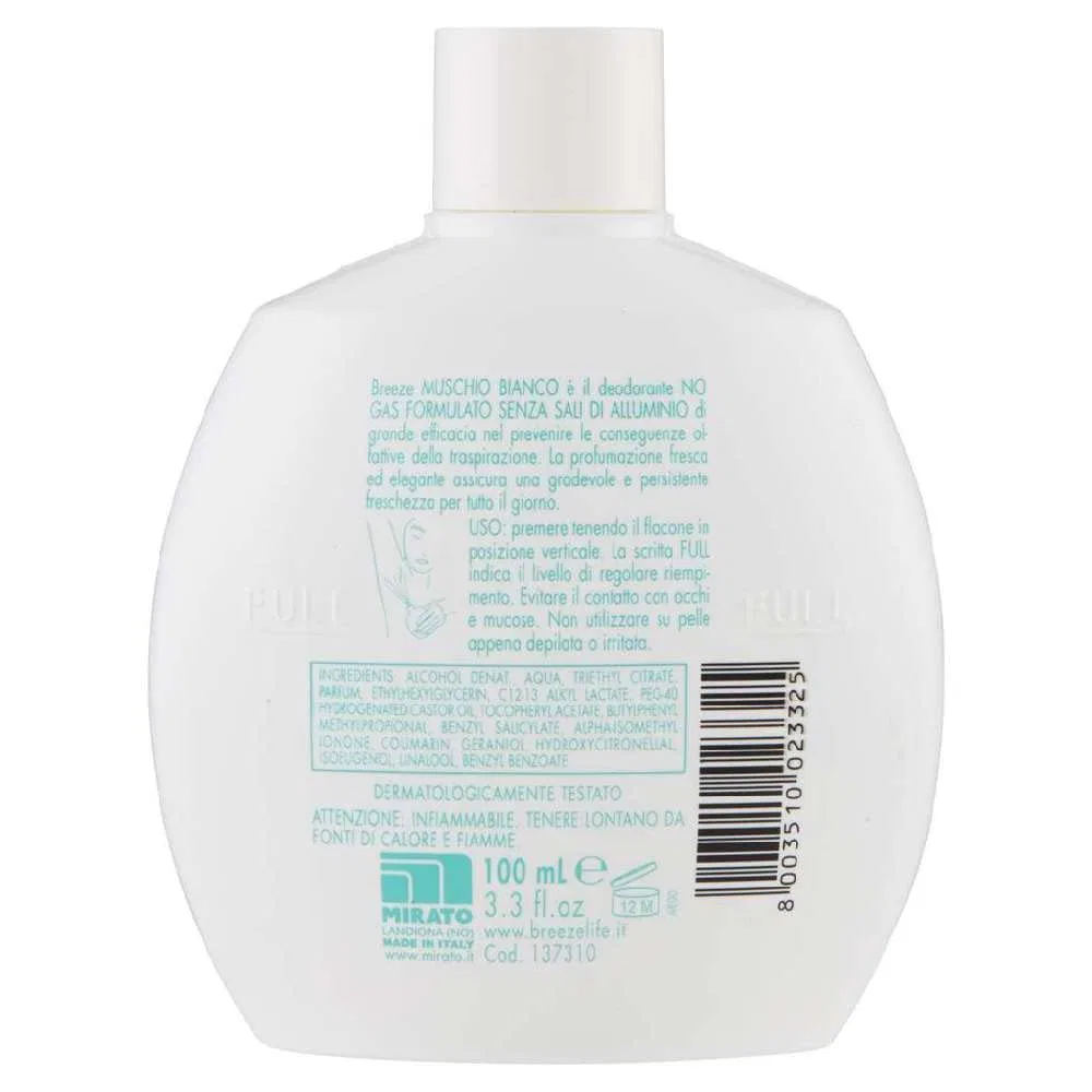 Дезодорант Breeze White Musk Squeeze без газа, 100 мл Breeze — фото 2
