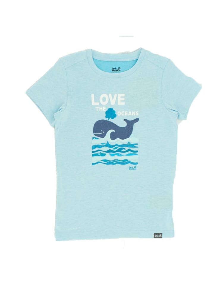 

Футболка Jack Wolfskin Ocean Tee Kids, синий