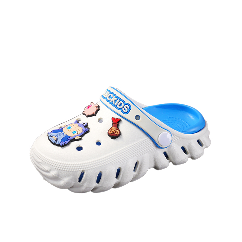 

Детские тапочки с противоскользящей подошвой для детей от 3 до 7 лет ABC KIDS, белый/синий