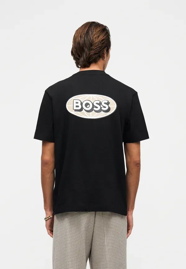 Футболка принтованная Boss, черный
