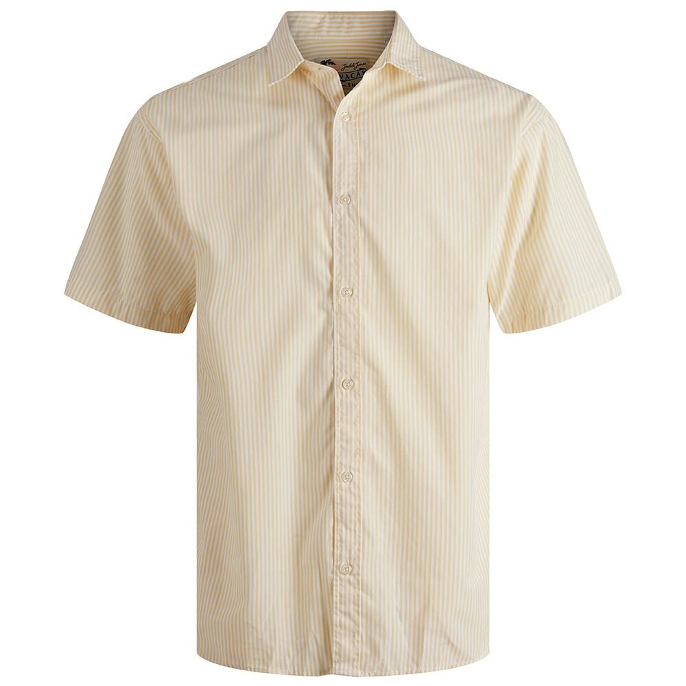 

Рубашка с коротким рукавом Jack & Jones Aloha Mix, бежевый