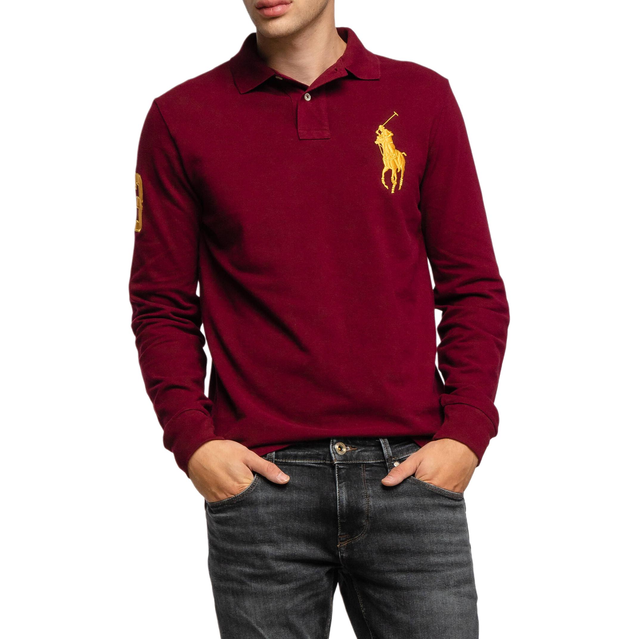 Polo Ralph Lauren Поло SS24 мужская красная — фото 3