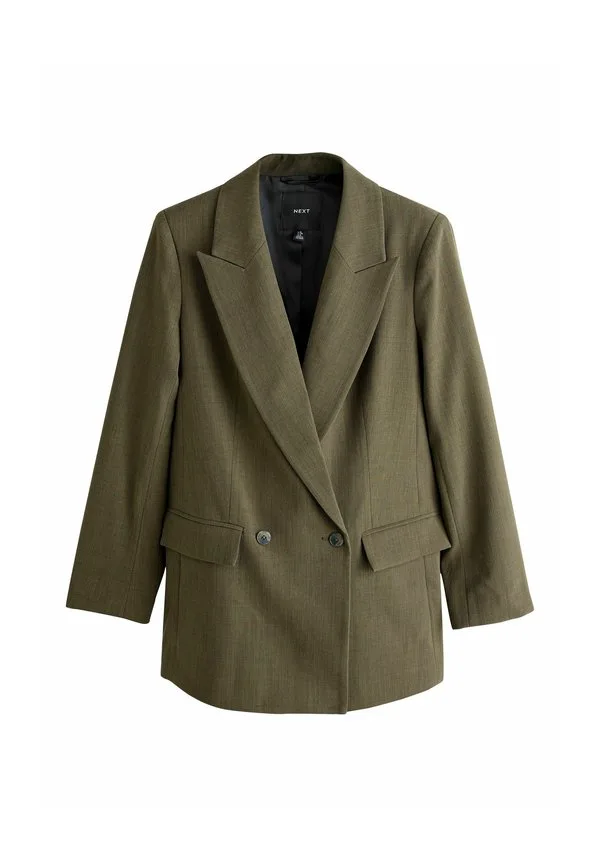 Короткое пальто с перекрестной вязкой, укороченный крой Next, Khaki Green