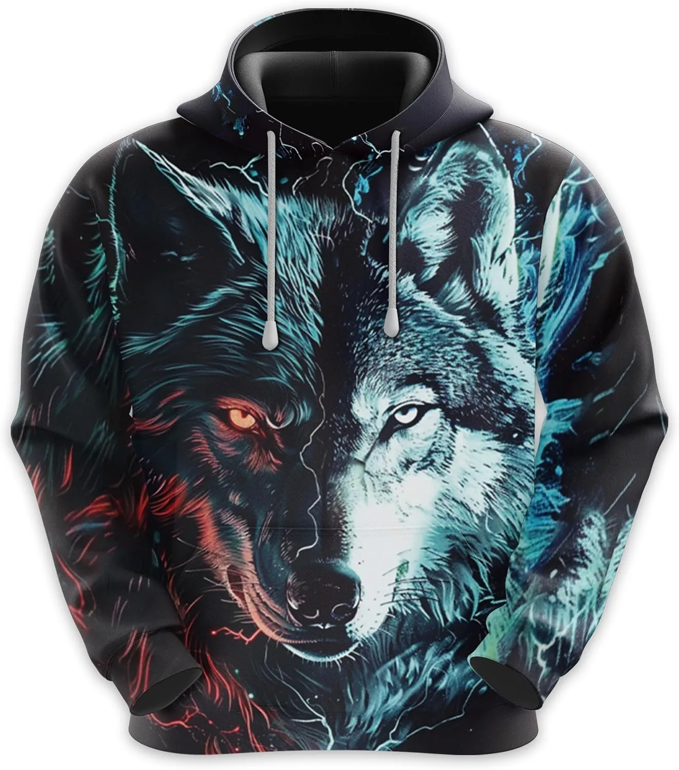 

Толстовка с капюшоном Wolf Lovers для мужчин, серия 61 228CLOSET