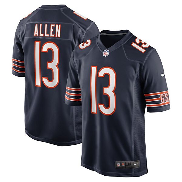 

Мужская футболка Keenan Allen Chicago Bears в синем цвете Nike