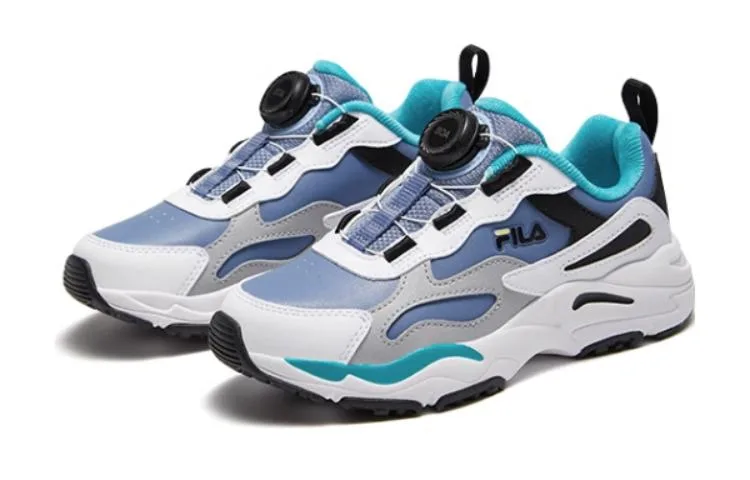 FILA KIDS Удобные низкие детские кроссовки для бега Blue White для подростков — фото 4