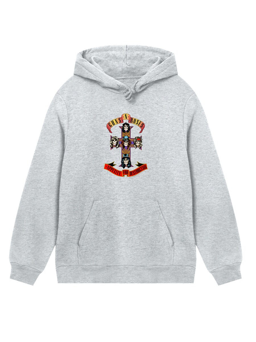 

Свитер F4NT4STIC GunsnRoses Appetite For Destruction, серый