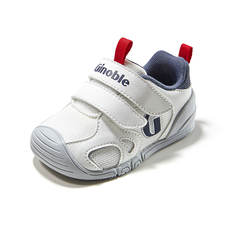 

Легкие амортизирующие низкие кроссовки для младенцев и малышей GINOBLE, белый/синий