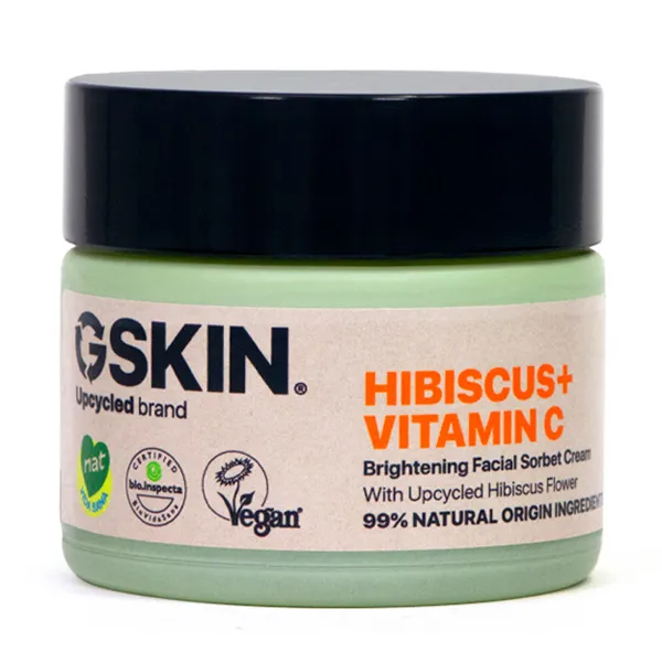 

Осветляющий крем-сорбет Hibiscus + Vitamin C Gskin, 50 ml
