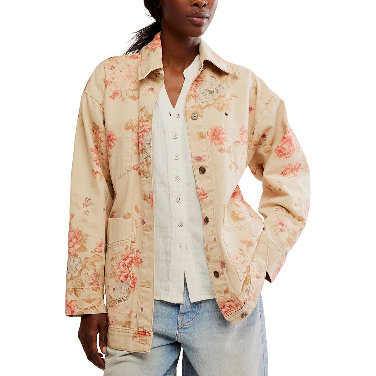 

Эвери принт джинсовая куртка Free People, цвет exploded floral