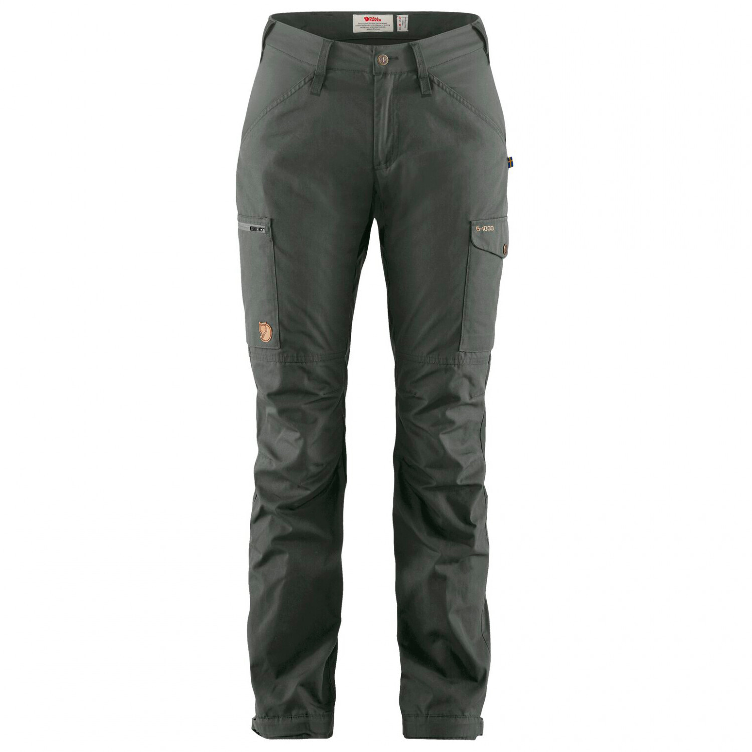 

Трекинговые брюки Fjällräven Women's Kaipak Trousers Curved, цвет Basalt